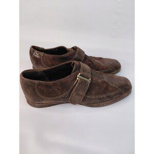 Amalfi MADE IN ITALY Women's Brown Suede Loafers Size 7M